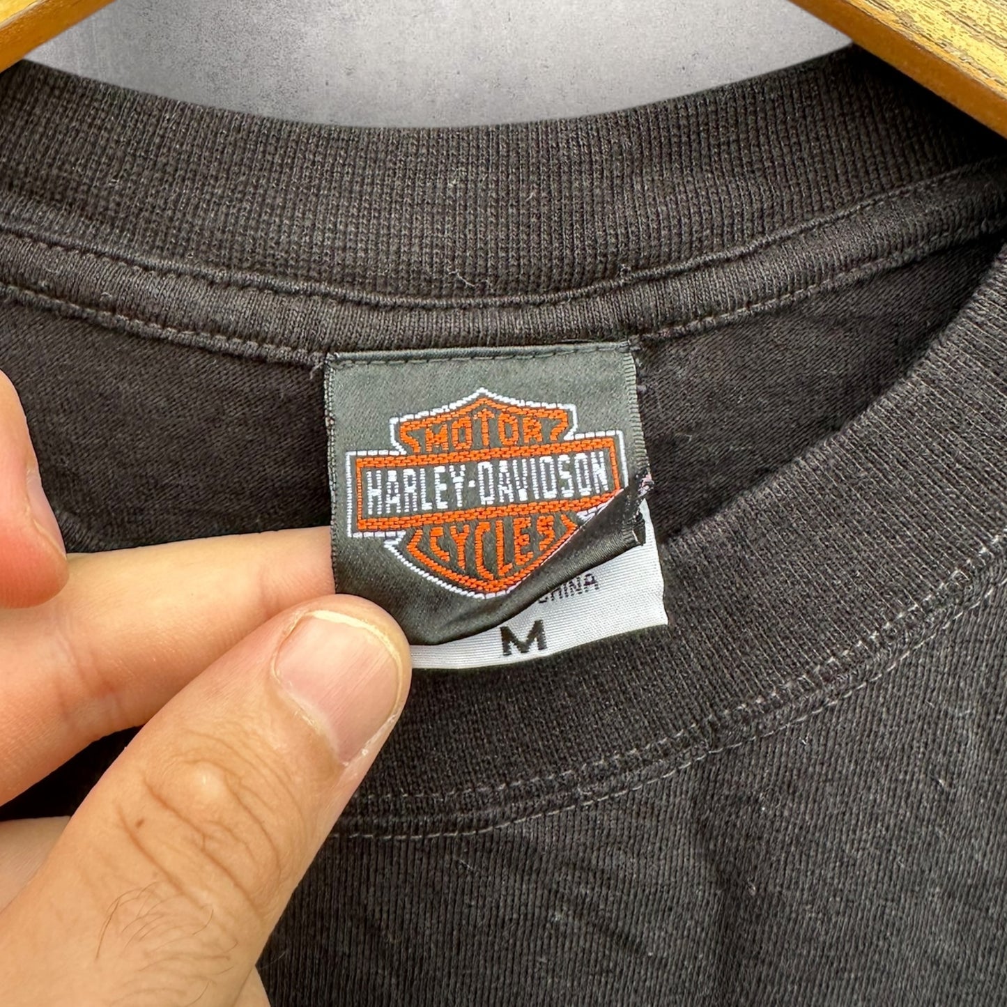 HARLEY DAVIDSON 2004 KALBARRI STATE RALLY VINTAGE BLACK SHIRT