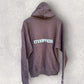 STAX OFFICIAL BROWN OVERSIZED HOODED JUMPER