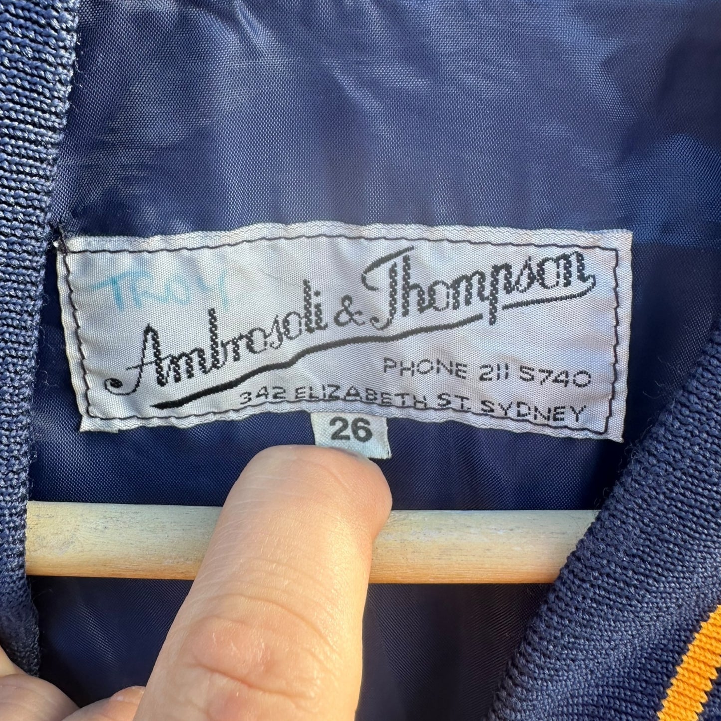 Chester Hill Hornets 1996 Most Consistent Vintage Varsity Rugby league Jacket
