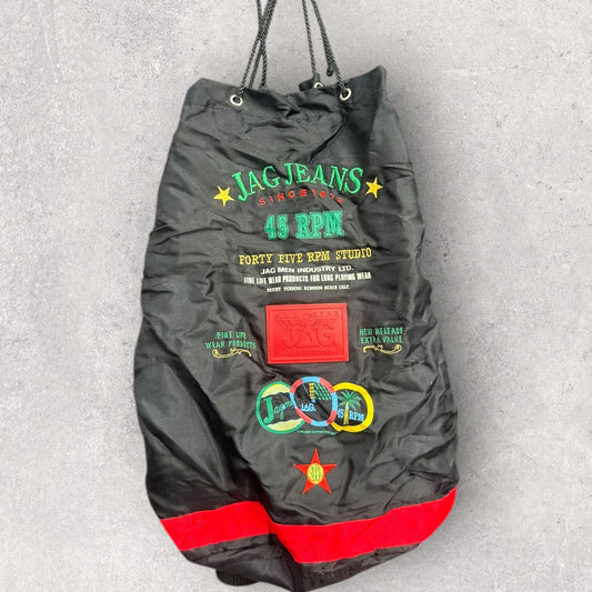 JAG JEANS BLACK RUCKSACK BACKPACK