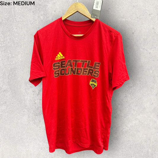 SEATTLE SOUNDERS ADIDAS RED BRAND NEW WITH TAGS SHIRT