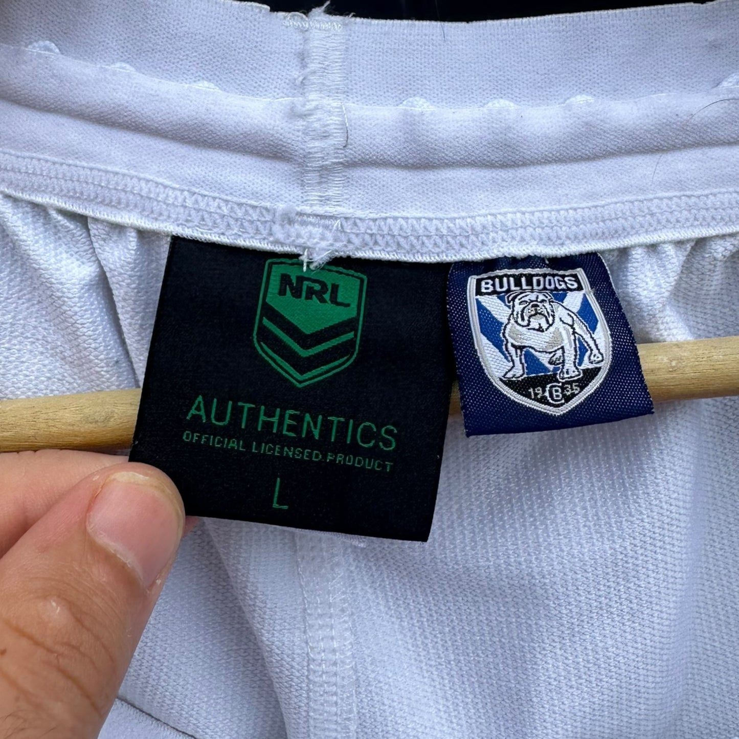 CANTERBURY BULLDOGS MATCH WORN SHORTS