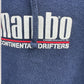 MAMBO CONTINENTAL DRIFTERS 2001 VINTAGE BLUE PULLOVER HOODED JUMPER