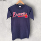 Atlanta Braves Majestic Vintage MLB Blue Shirt