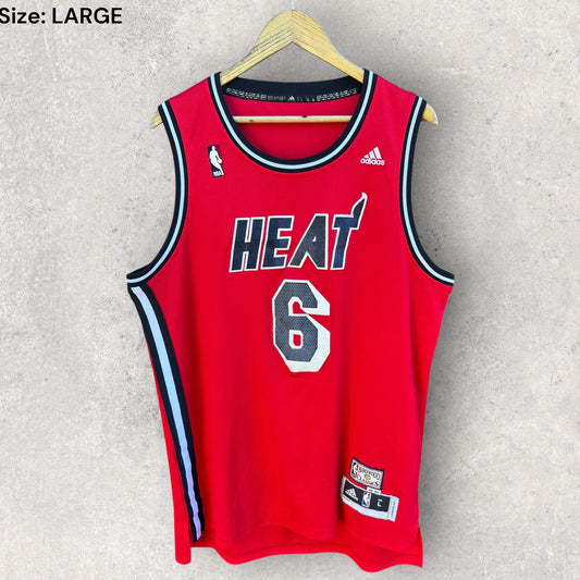 Lebron James Miami Heat Adidas Hardwood Classic NBA Jersey