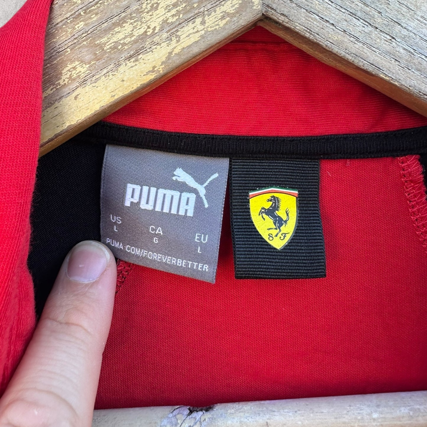 Ferrari Puma Red Short Sleeve Motorsport Formula 1 F1 Shirt