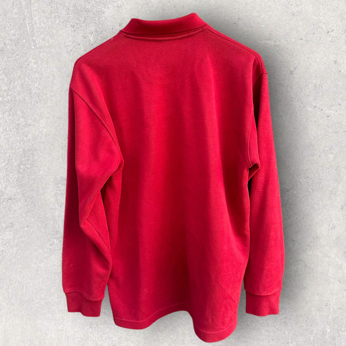 TOMMY HILFIGER RED BUTTON JUMPER