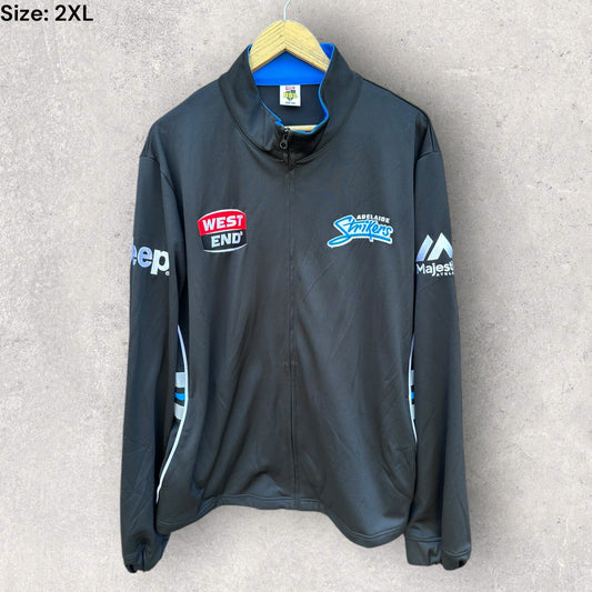 ADELAIDE STRIKERS FULL ZIP BLACK TRACK JACKET
