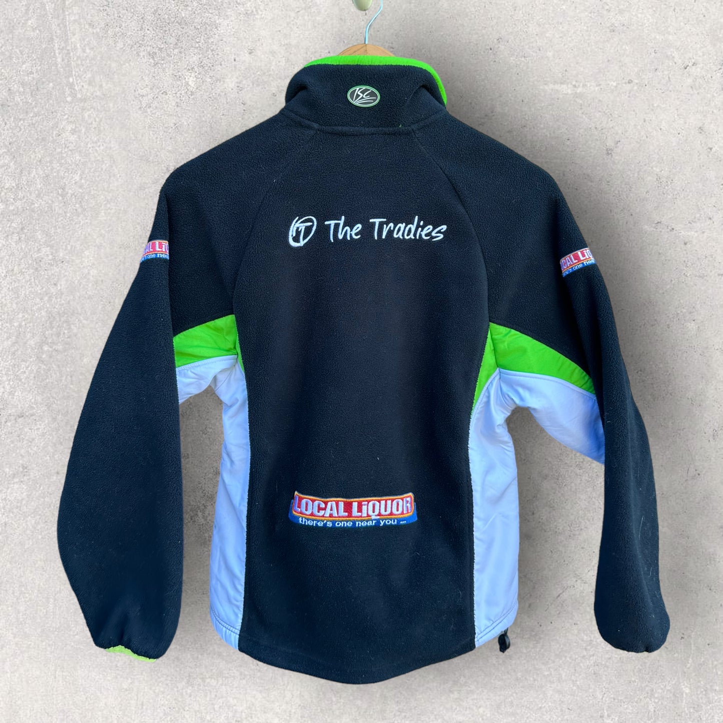 CANBERRA RAIDERS VINTAGE HALF ZIP FLEECE JUMPER