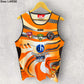 ABEERDEEN TIGERS CRL RUGBY LEAGUE SINGLET