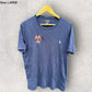 RALPH LAUREN POLO USA BLUE SHORT SLEEVED SHIRT