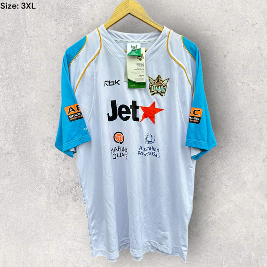 GOLD COAST TITANS 2007 REEBOK TRAINING SHIRT BRAND NEW WITH TAGS