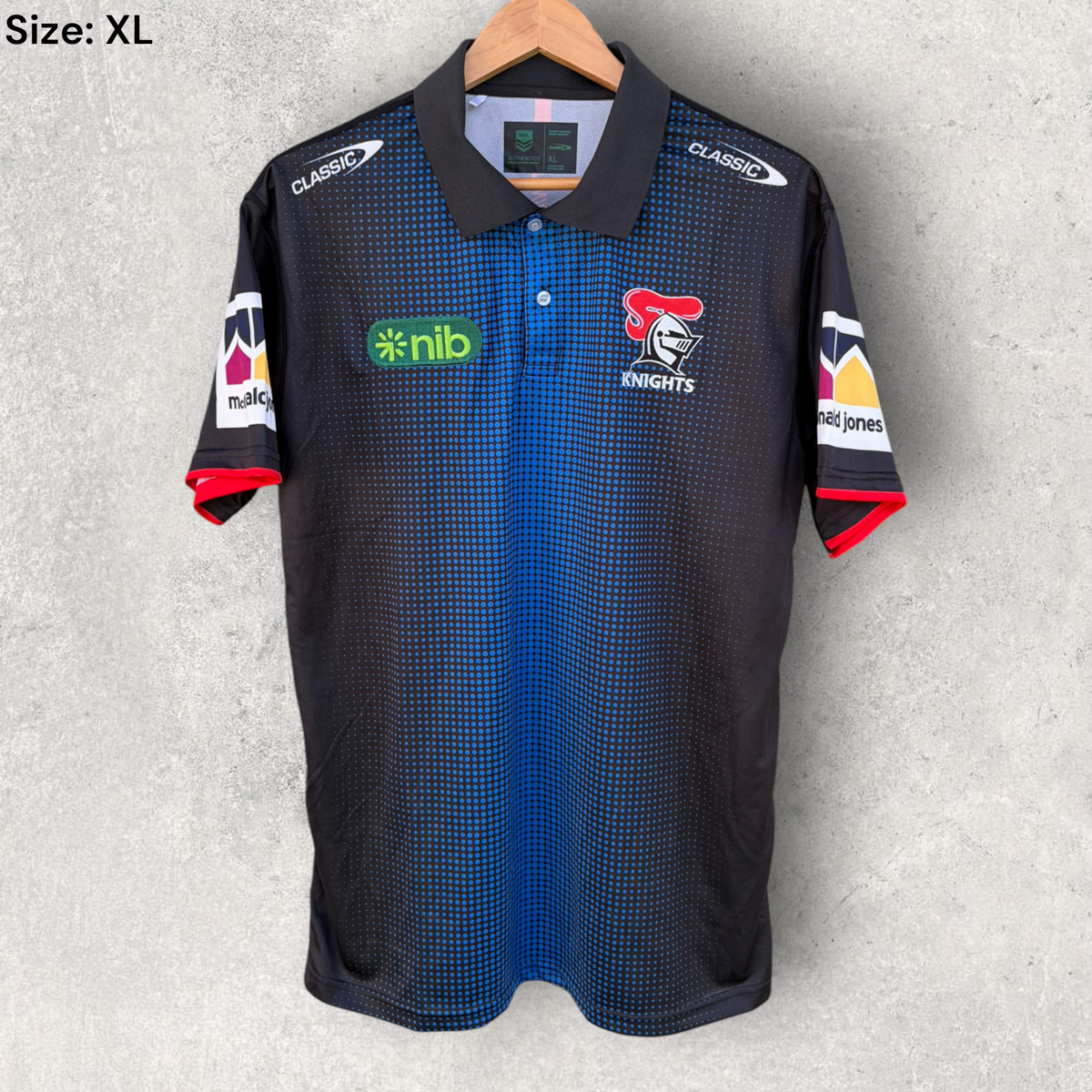 Newcastle Knights Classic Media Polo Shirt
