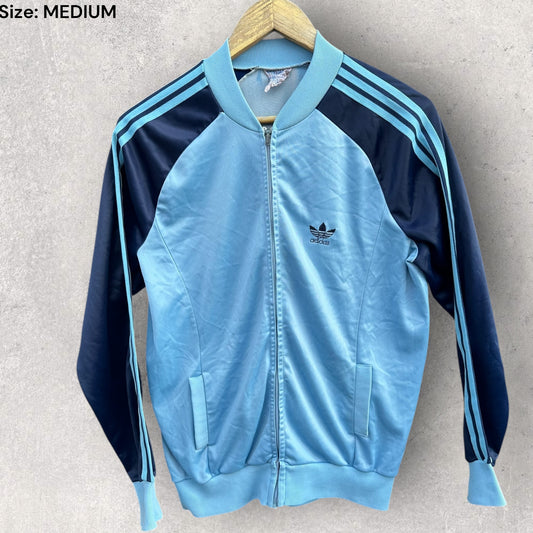 Adidas Vintage 1980s Light Blue jacket