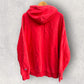 CHAMPION REVERSE WEAVE RED HOODED JUMPER