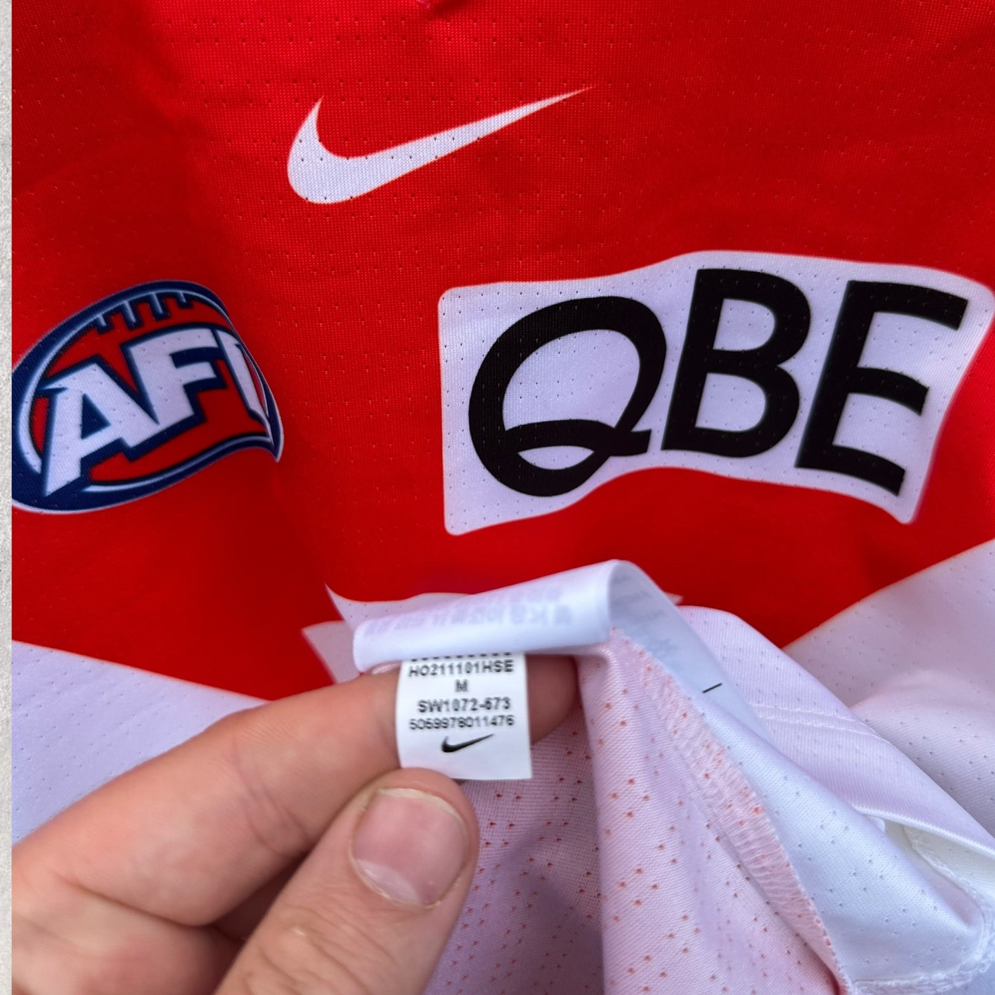 SYDNEY SWANS 2022 NIKE AFL GUERNSEY