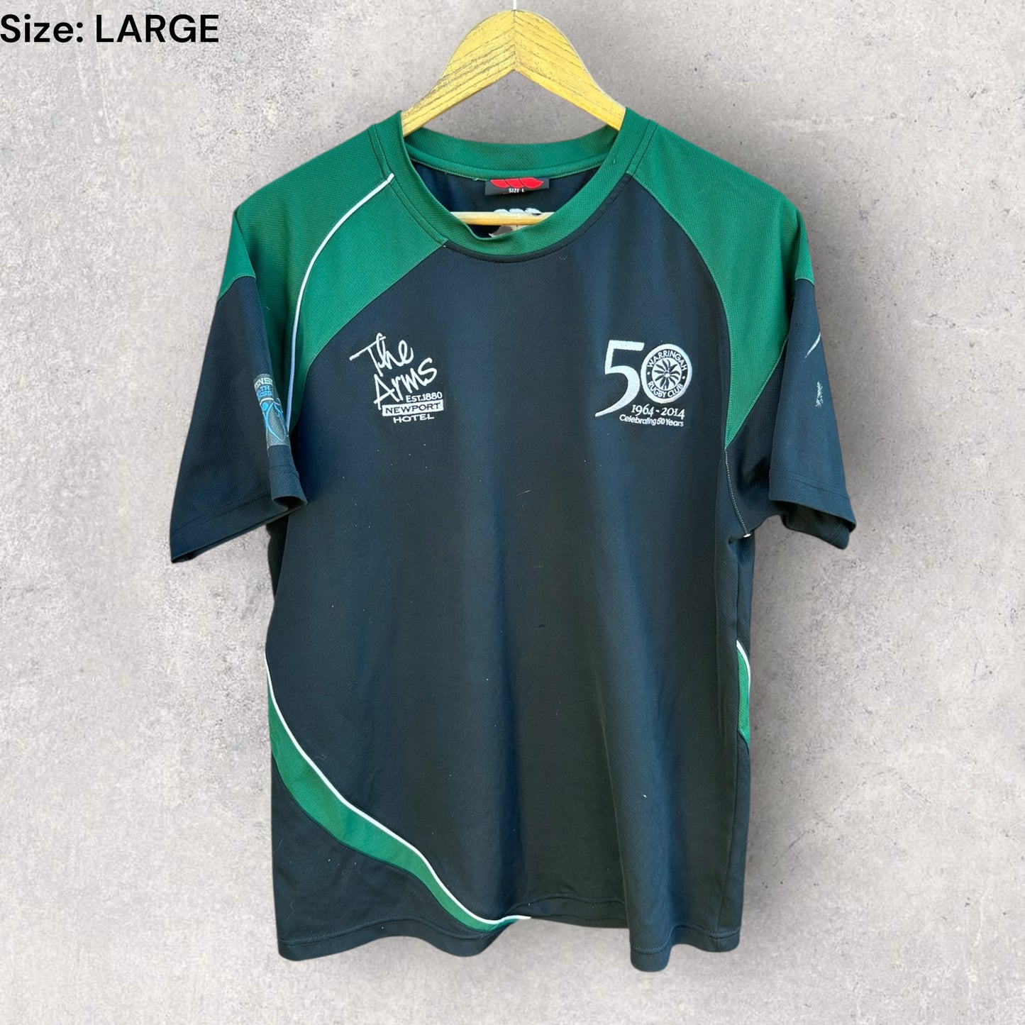 WARRINGAH RUGBY CLUB 2014 50TH ANNIVERSARY CANTERBURY TRAINING SHIRT
