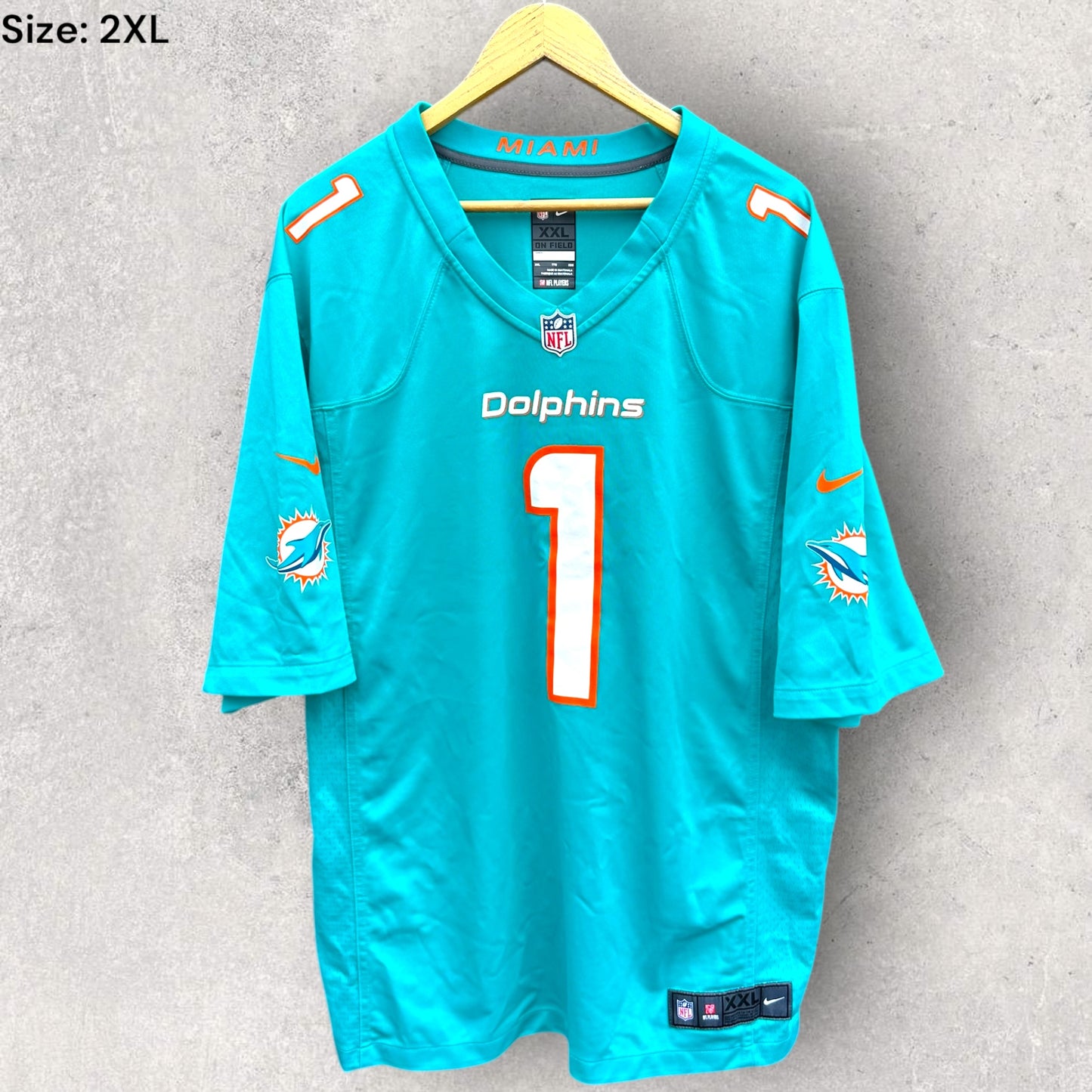 TUA TAGOVAILOA MIAMI DOLPHINS NIKE NFL JERSEY
