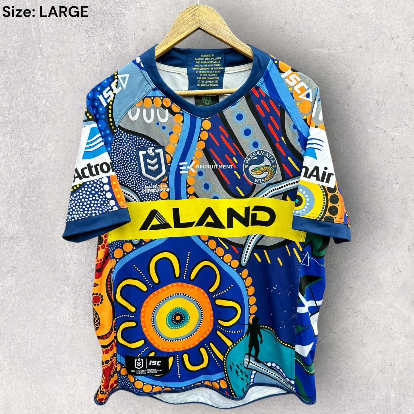 Parramatta Eels 2020 Indigenous ISC BNrl Rugby League Jersey