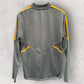 Leeds United Adidas football chest zip long sleeve training jumper