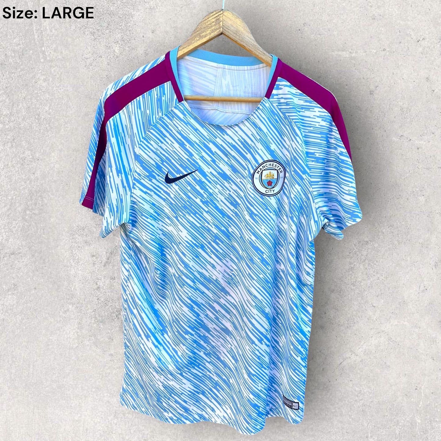 Manchester City Nike Dri-Fit Training Football Jersey