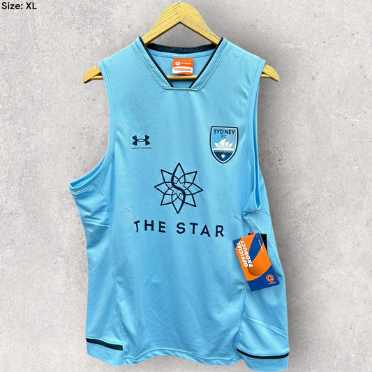 SYDNEY FC 2020-2021 UNDER ARMOUR TRAINING SINGLET