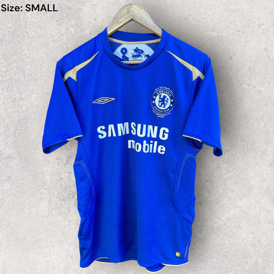Chelsea FC 2005-2006 Gianluca VIALLI Home UMBRO Football Jersey
