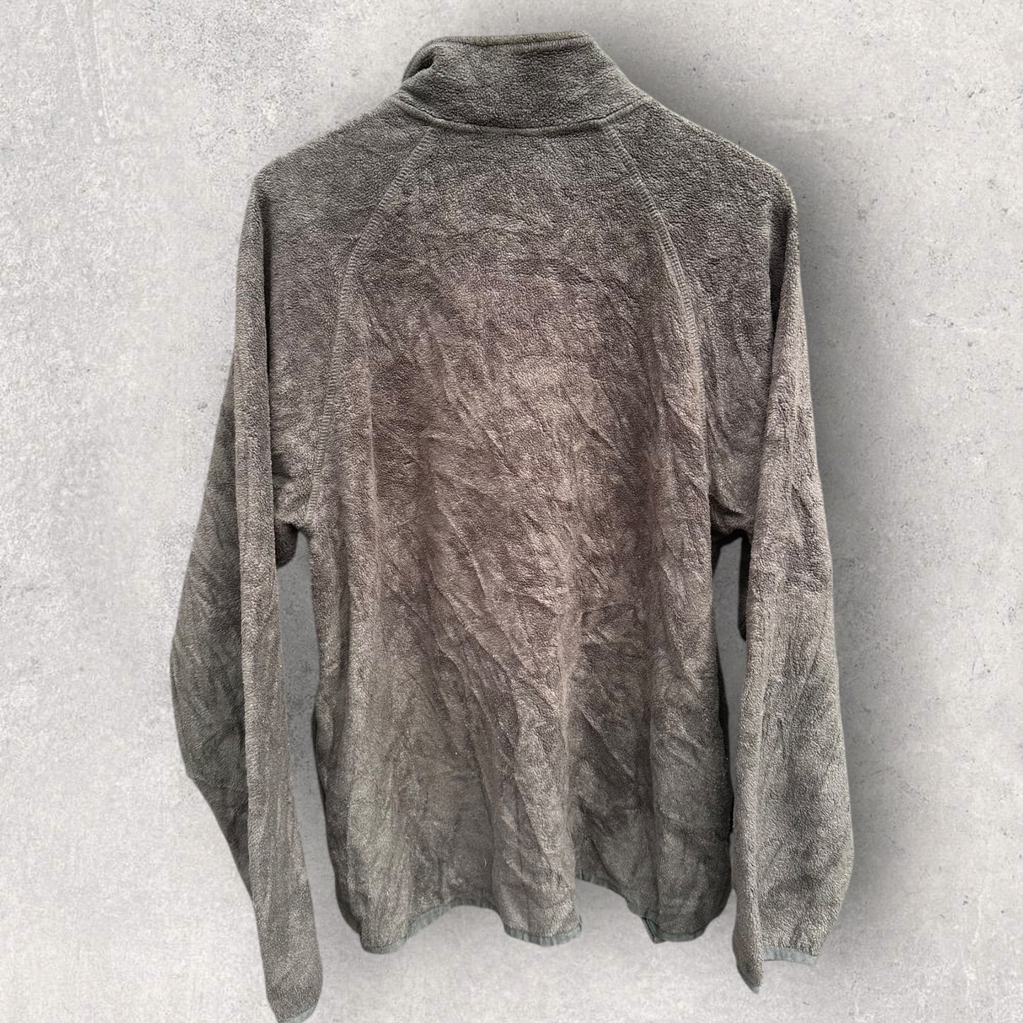 NEBRASKA HUSKERS ADIDAS VINTAGE FLEECE HALF ZIP NCAA JACKET