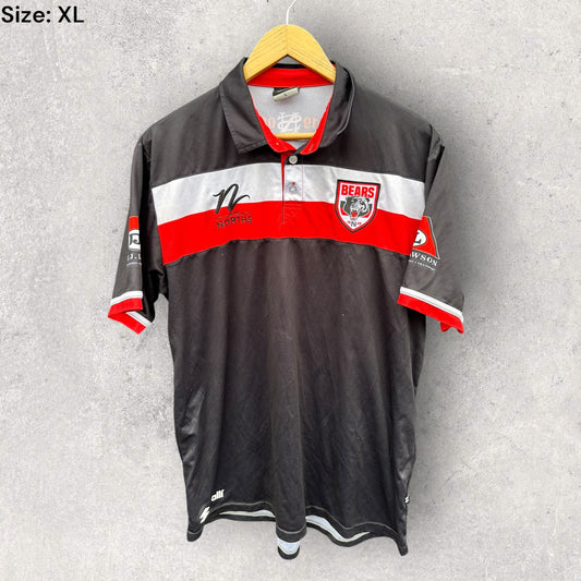 NORTH SYDNEY BEARS MEDIA POLO SHIRT ISSUED TO BEN TALTY