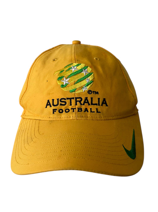 AUSTRALIAN SOCCEROOS NIKE YELLOW DRI FIT HAT