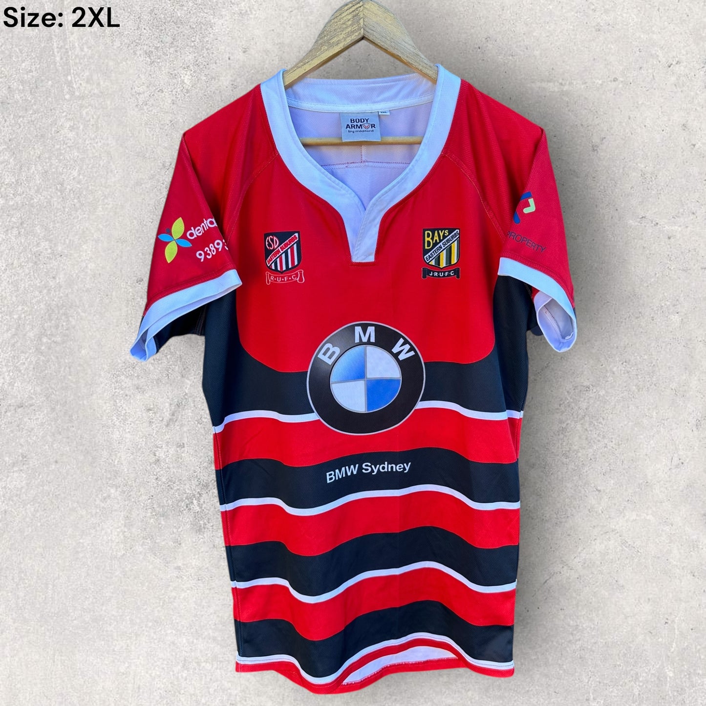 EASTERN SUBURBS RUGBY UNION MATCH JERSEY
