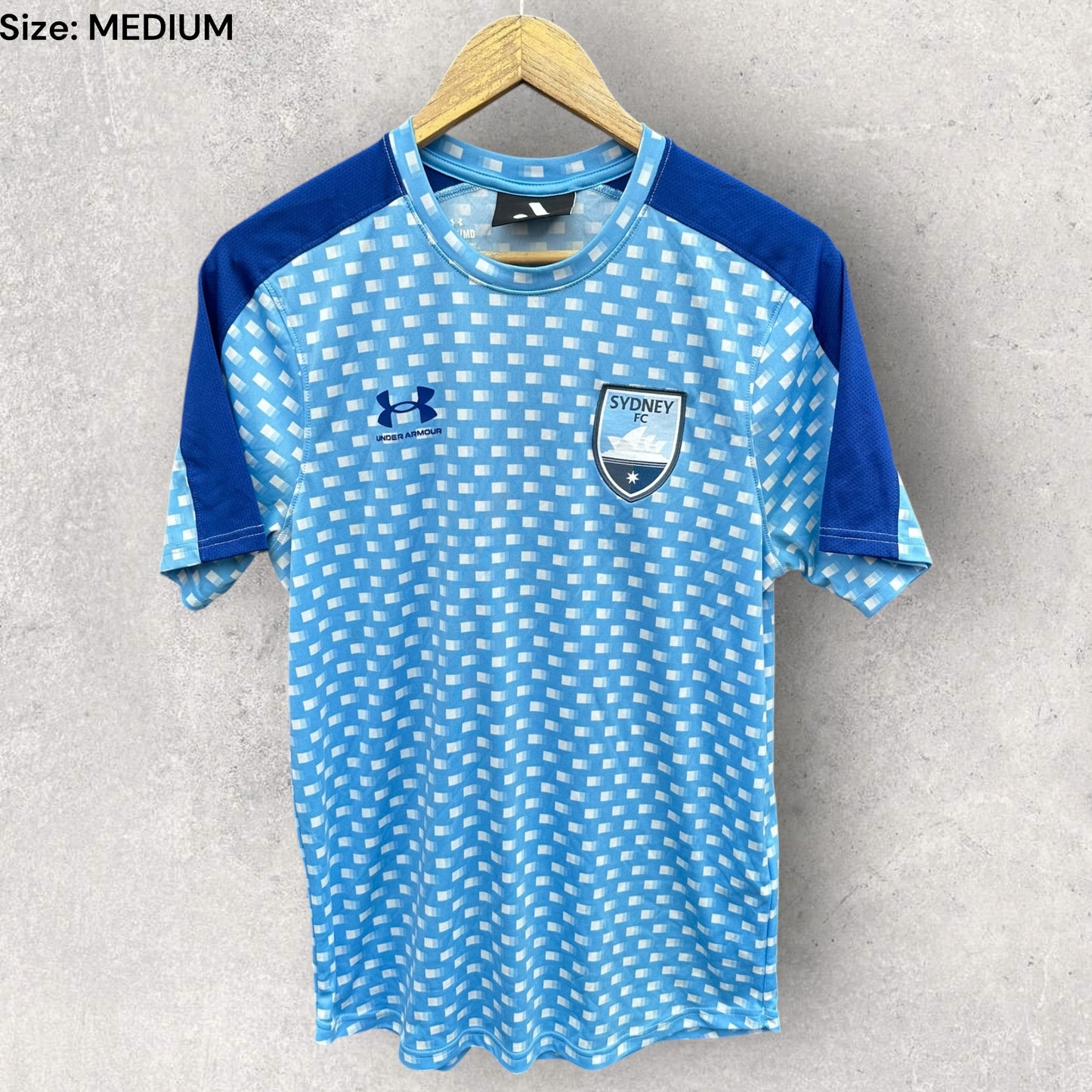 Sydney FC Under Armour A league Blue Training Football Jersey