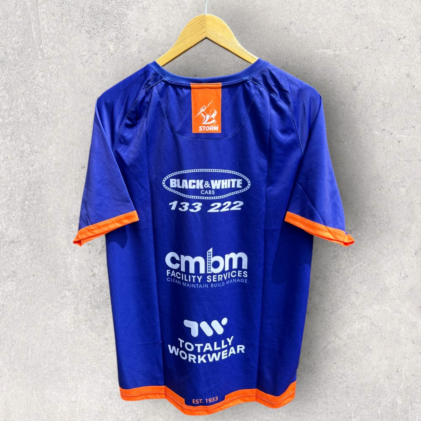 BRISBANE TIGERS ISC HOSTPLUS CUP RUGBY LEAGUE PURPLE TRAINING SHIRT