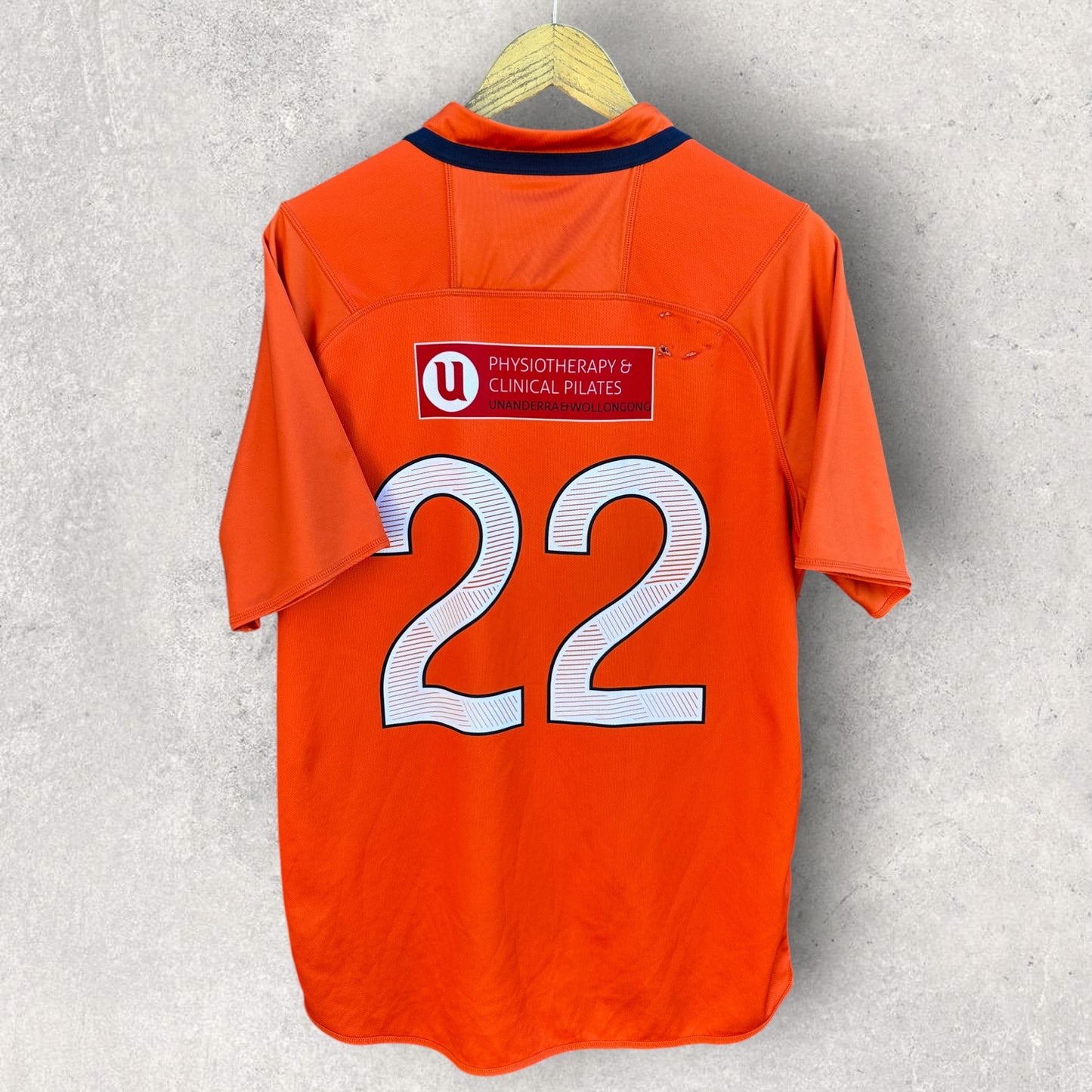 Illawarra Warriors Rugby Union Canterbury Orange Match Worn Jersey