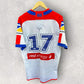 SIONE MATA’UTIA NEWCASTLE KNIGHTS 2020 AWAY MATCH WORN JERSEY