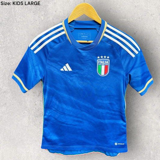 ITALY ADIDAS 2022 KIDS HOME FOOTBALL JERSEY