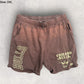 CHICAGO BULLS MITCHELL & NESS BROWN FLEECE SHORTS