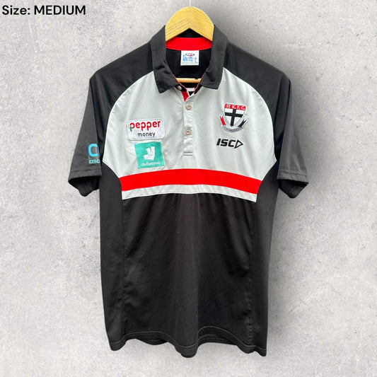 ST KILDA SAINTS ISC AFL MEDIA POLO SHIRT