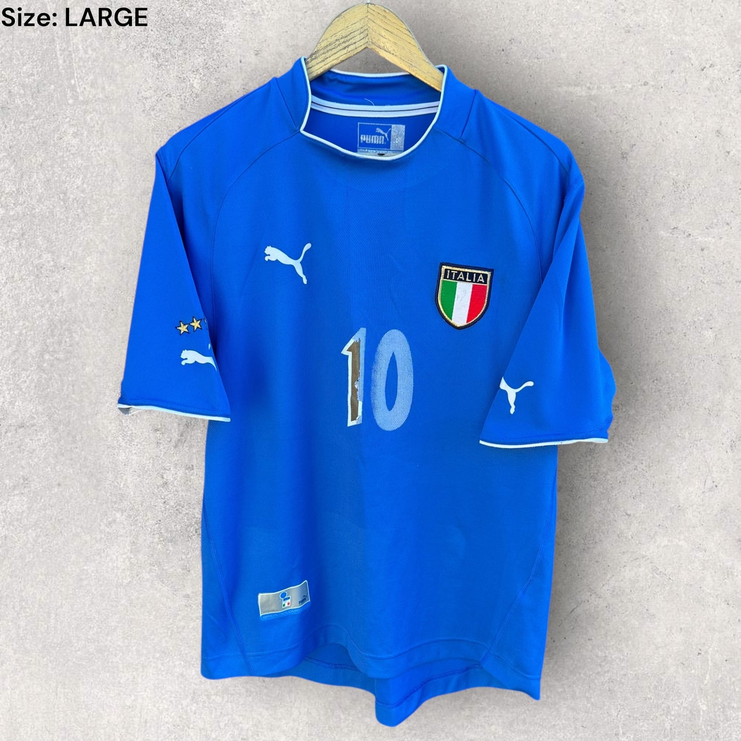 Francesco TOTTI Italy 2004 Puma Home Football Vintage Jersey
