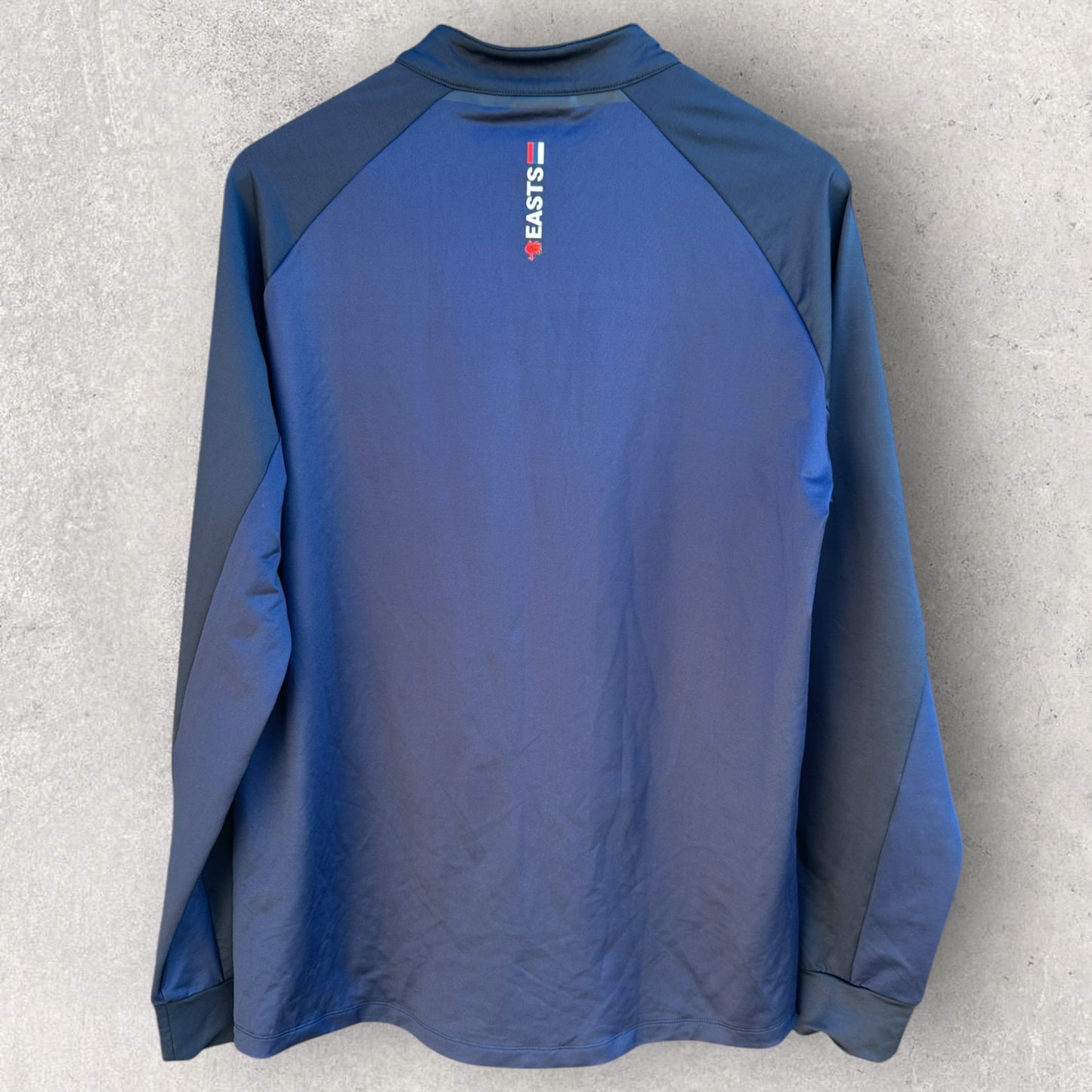 Sydney Roosters Castore Half Zip Blue Long Sleeve Pullover Shirt