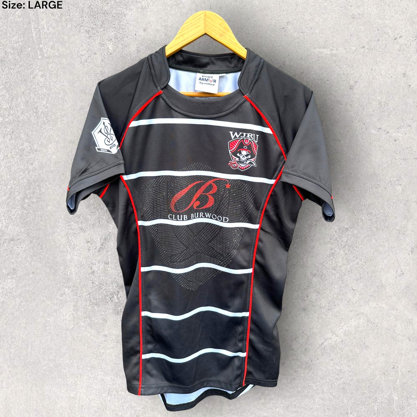 WESTS ASHFIELD RUGBY UNION PLAYER JERSEY