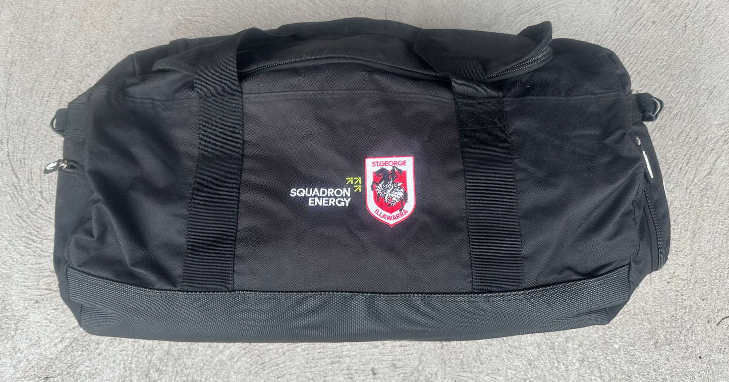 St George Illawarra Dragons Nathan Lawson Player Issued Gym / Duffel Bag