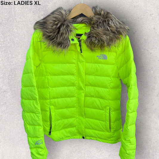 THE NORTH FACE LADIES FLURO PUFFER JACKET