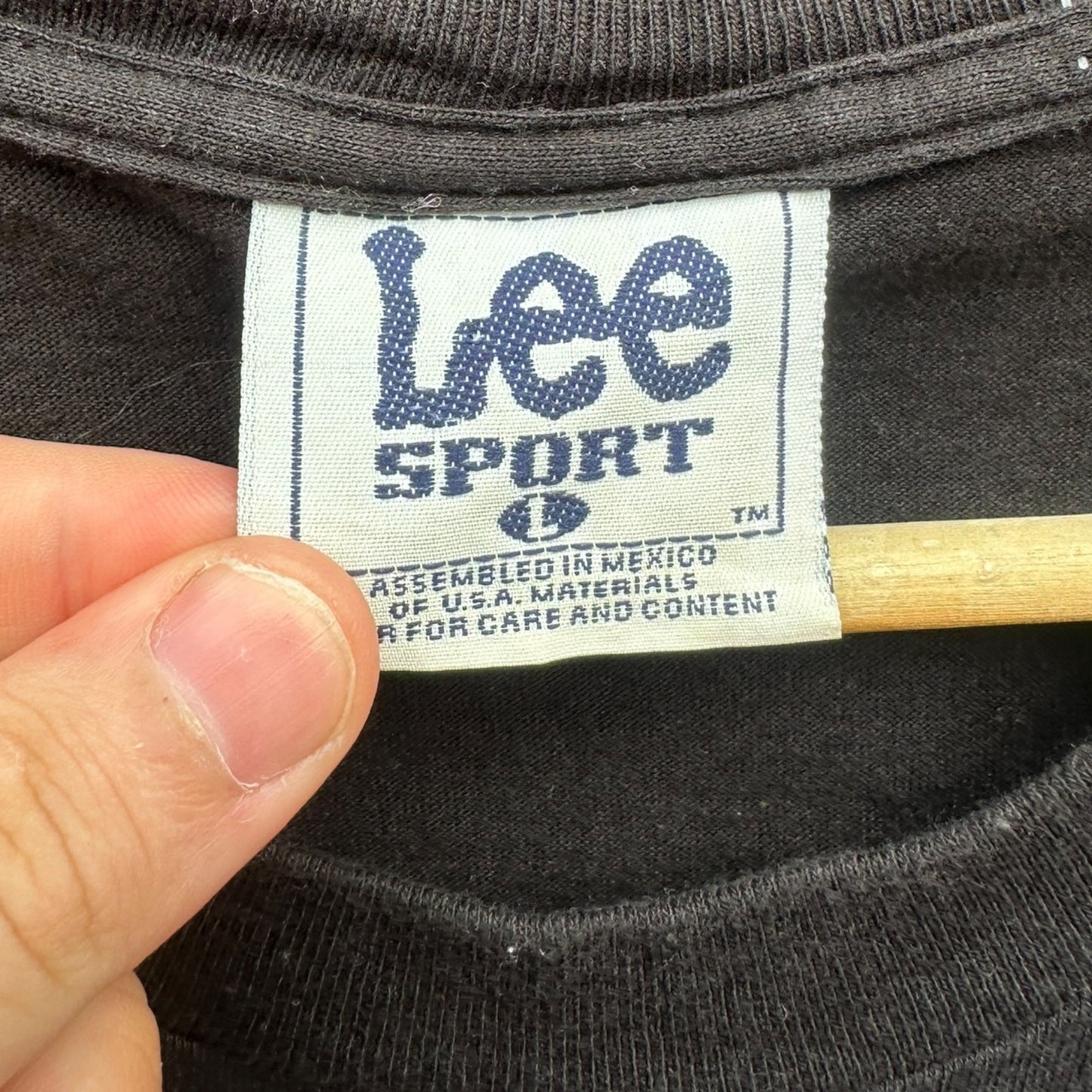 OAKLAND RAIDERS VINTAGE LEE SPORT BLACK SHIRT