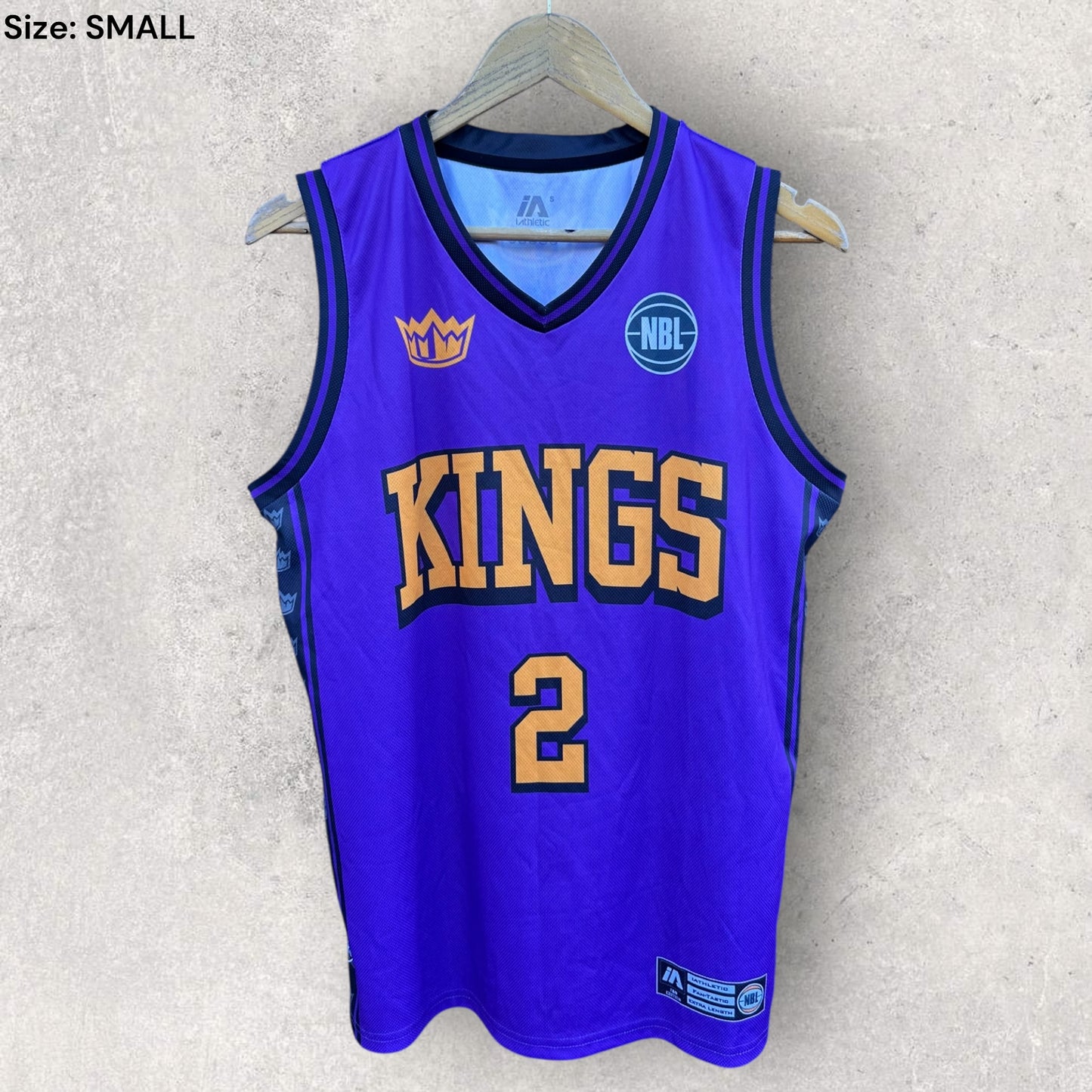 SYDNEY KINGS JALEN ADAMS NBL BASKETBALL JERSEY