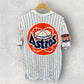 HOUSTON ASTROS COOPERSTOWN MLB 2012 PINSTRIPPED SHIRT