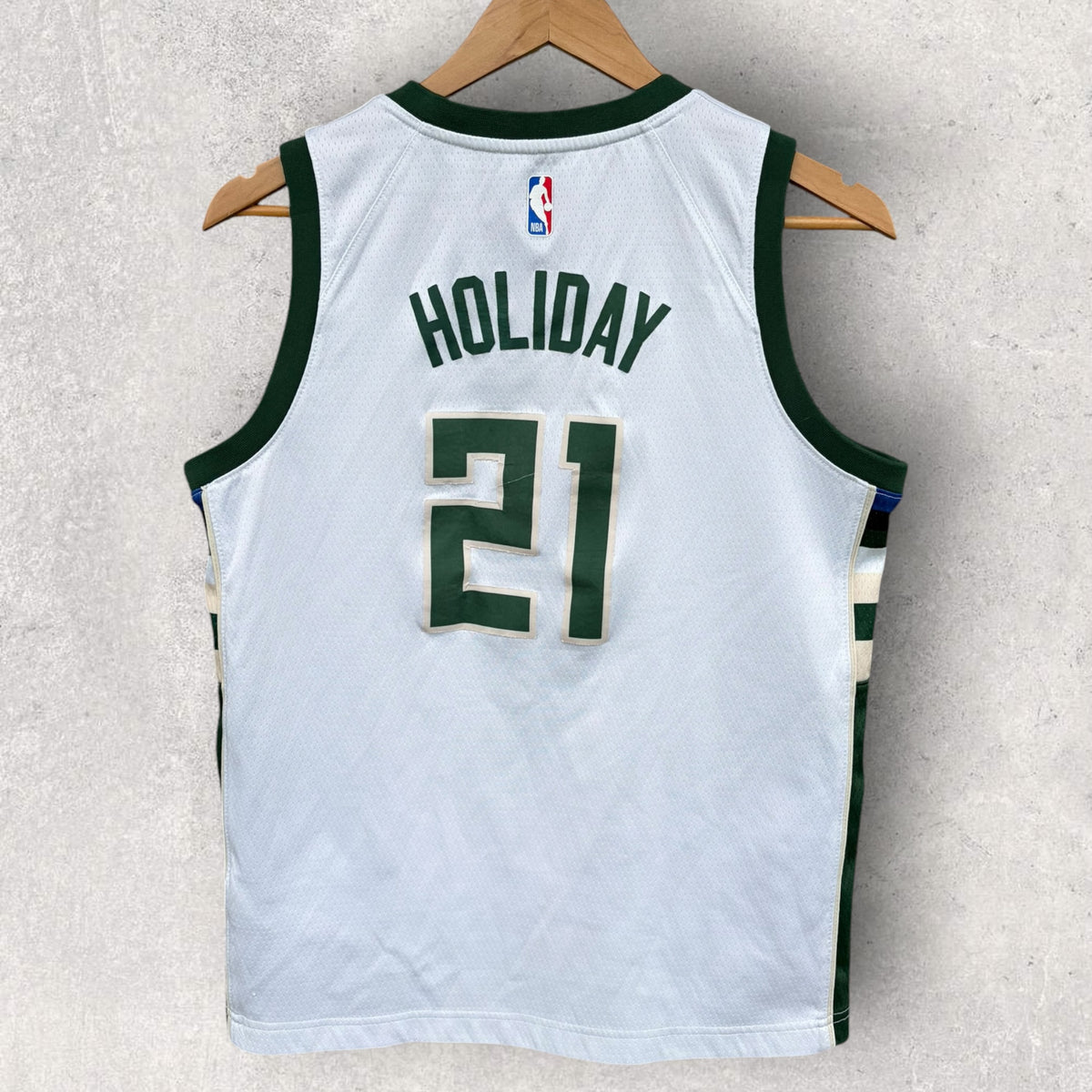 Jrue Holiday Milwaukee Bucks Nike 2020 Kids Swingman NBA Jersey
