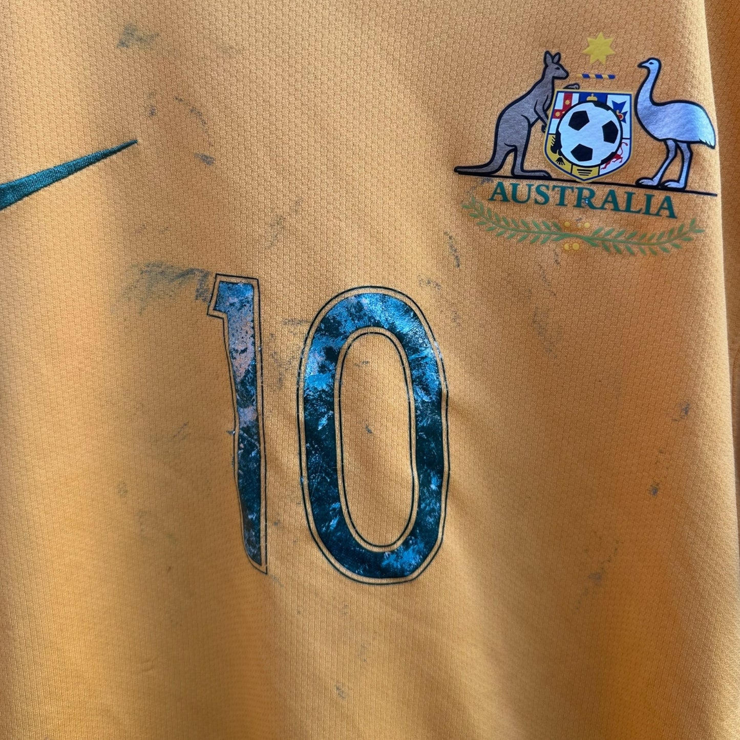 HARRY KEWELL AUSTRALIAN SOCCEROOS 2006 NIKE HOME KIDS FOOTBALL JERSEY