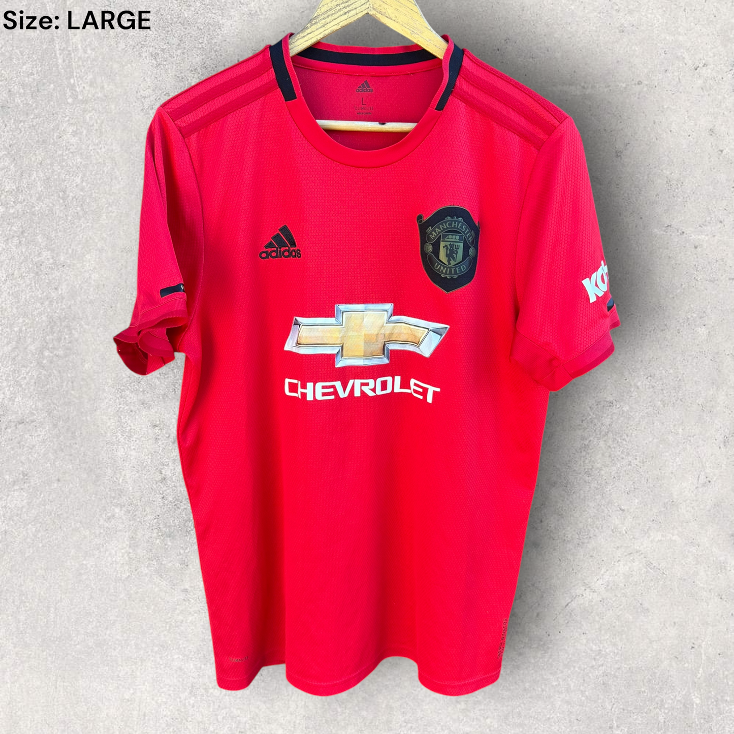 Manchester United 2019-2020 Adidas Home Football Jersey