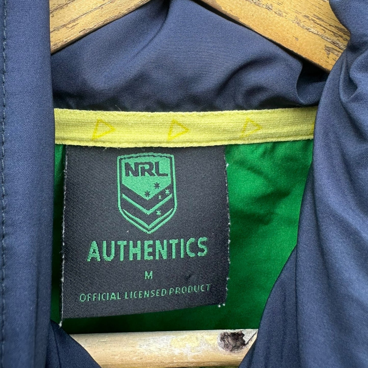 Canberra Raiders ISC Green Windbreaker Hooded Full Zip Jacket